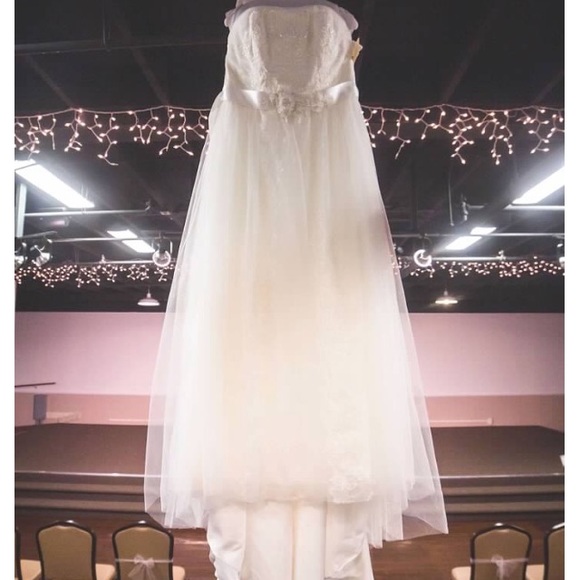 Melissa Sweet Wedding Dress,willing to make a deal - Picture 2 of 13